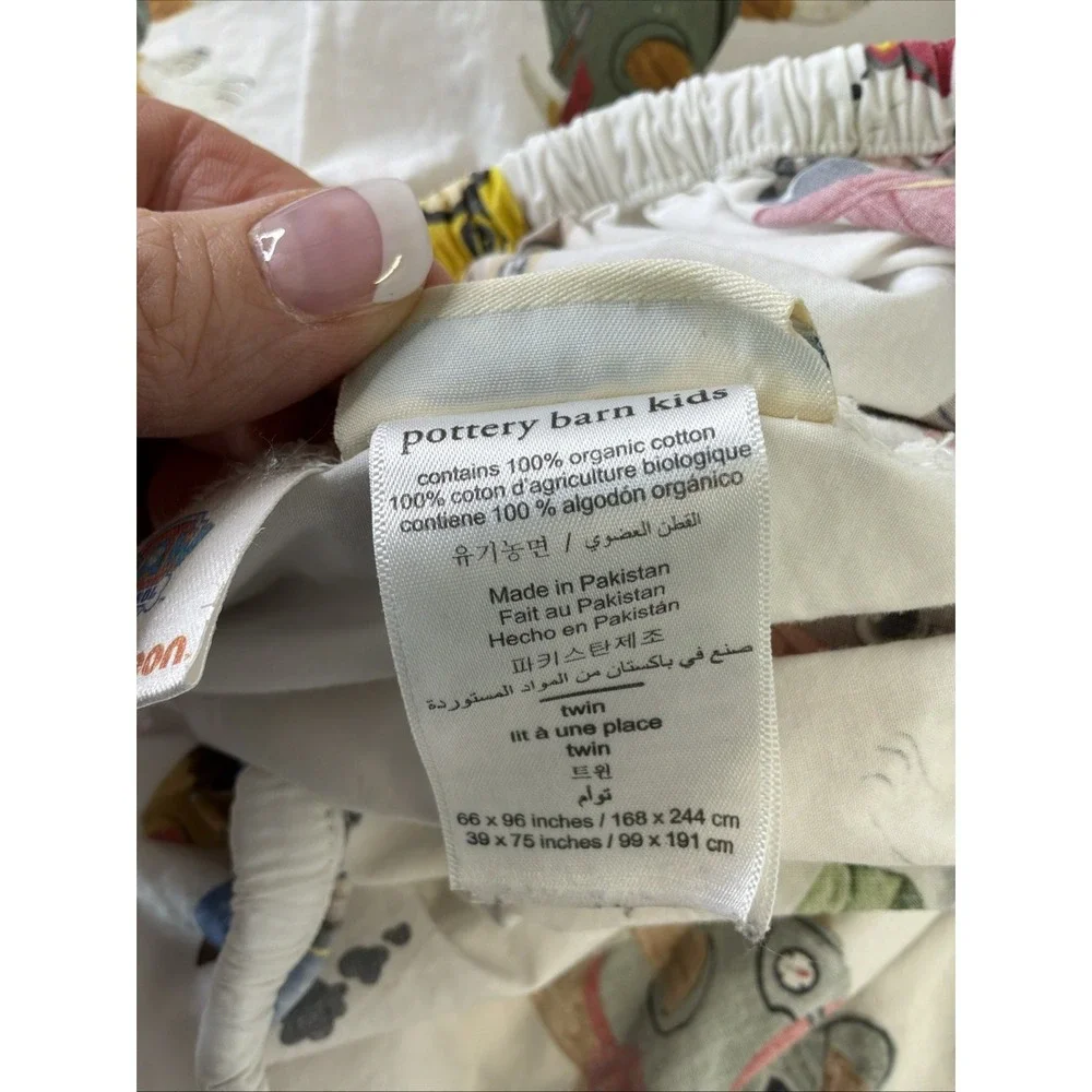 Pottery Barn Kids Paw Patrol  Twin FITTED Sheet Organic Cotton *read*